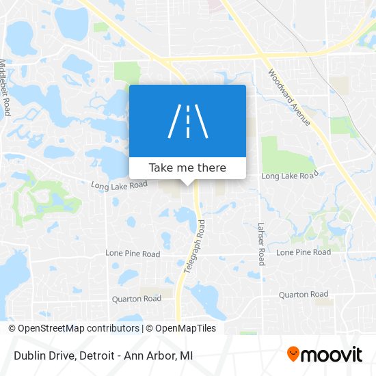 Dublin Drive map