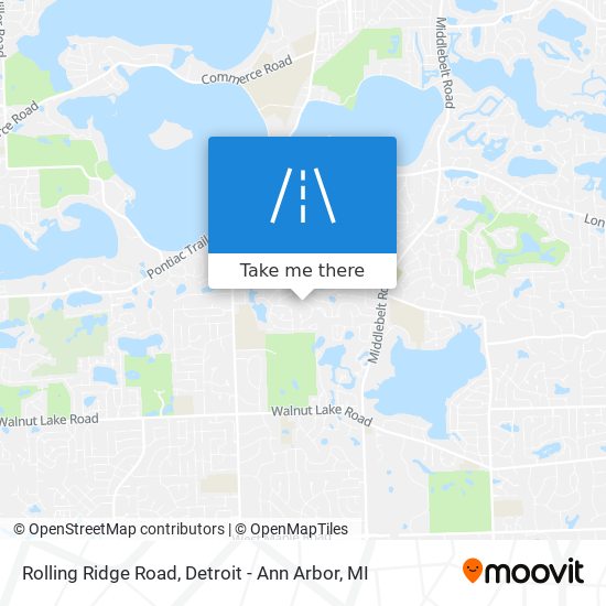 Mapa de Rolling Ridge Road