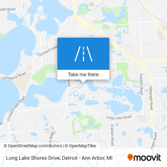 Mapa de Long Lake Shores Drive