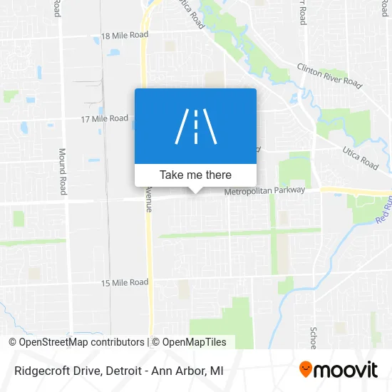 Ridgecroft Drive map