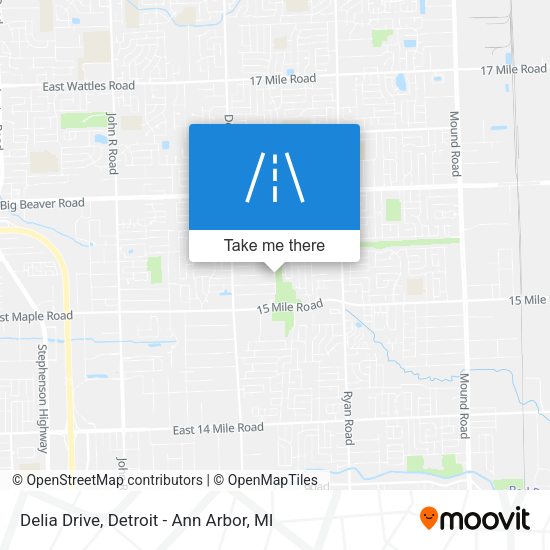 Mapa de Delia Drive