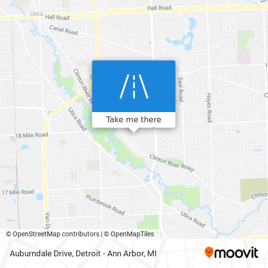 Auburndale Drive map