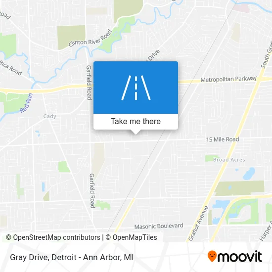 Gray Drive map