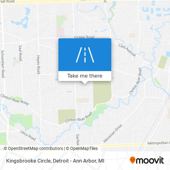 Kingsbrooke Circle map