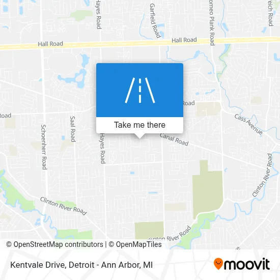 Kentvale Drive map