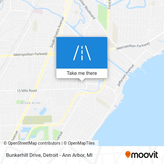 Mapa de Bunkerhill Drive