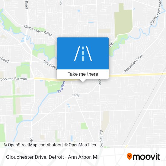 Mapa de Glouchester Drive