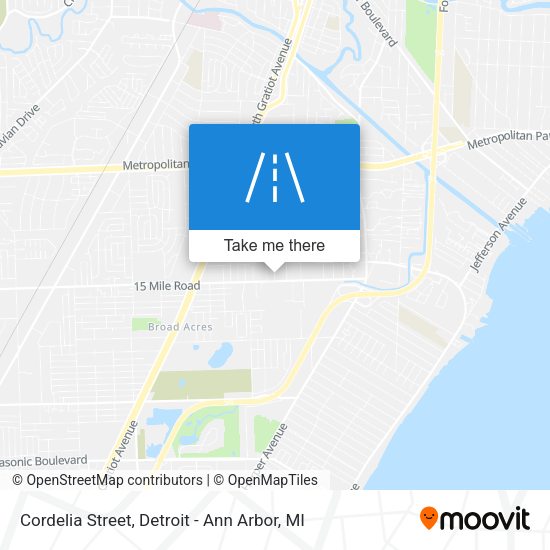 Cordelia Street map