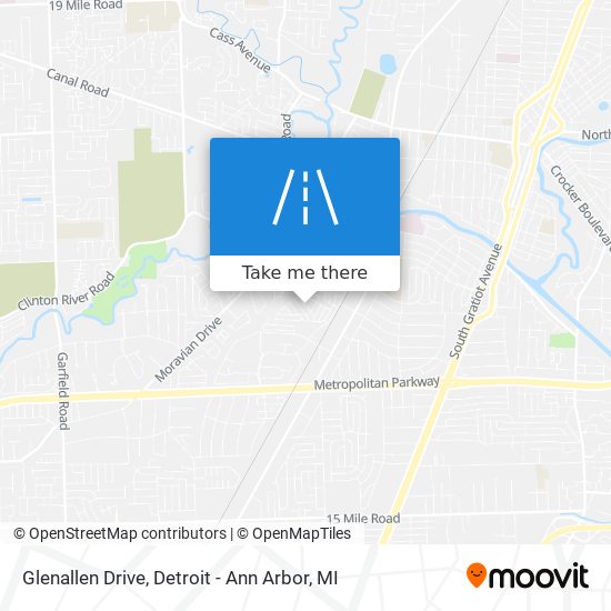 Mapa de Glenallen Drive