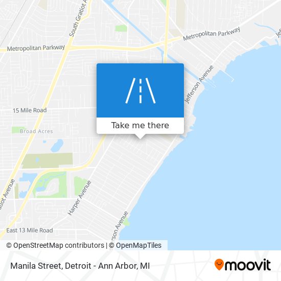 Mapa de Manila Street