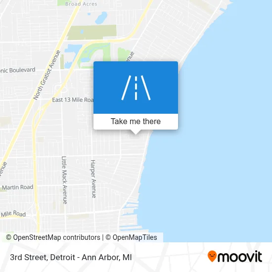 3rd Street map