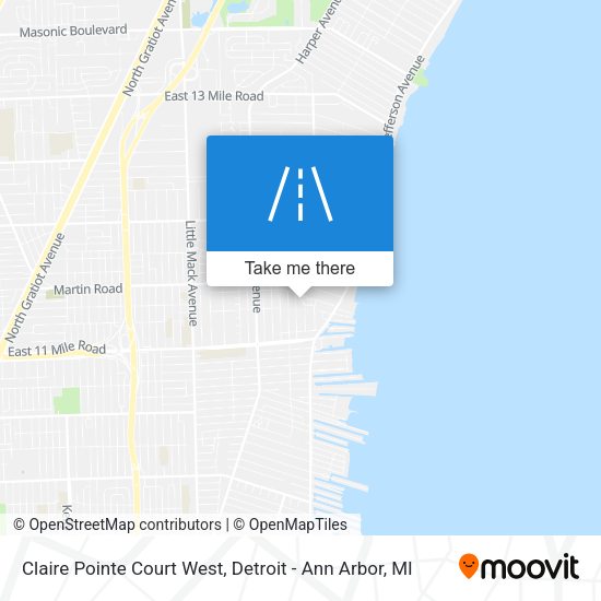 Mapa de Claire Pointe Court West