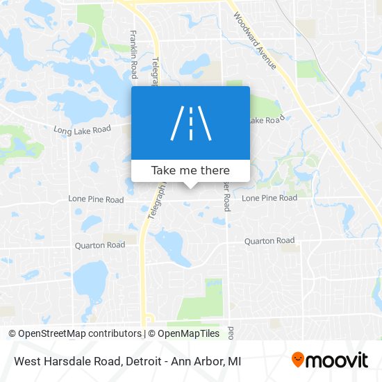 Mapa de West Harsdale Road