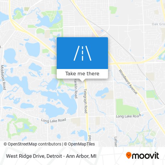 West Ridge Drive map