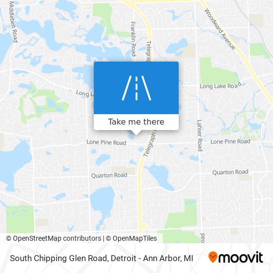 Mapa de South Chipping Glen Road