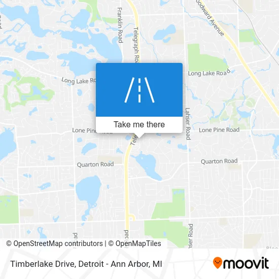 Timberlake Drive map