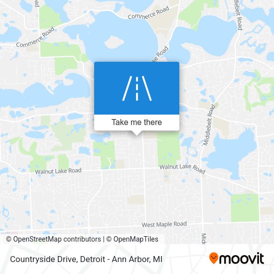 Mapa de Countryside Drive