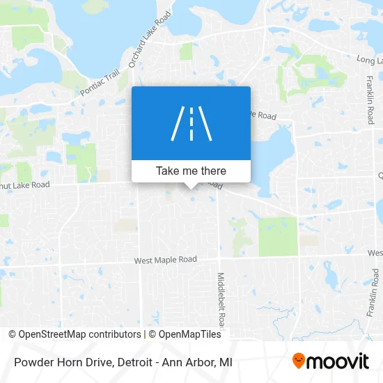 Powder Horn Drive map
