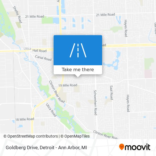 Mapa de Goldberg Drive