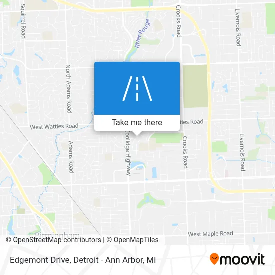 Edgemont Drive map