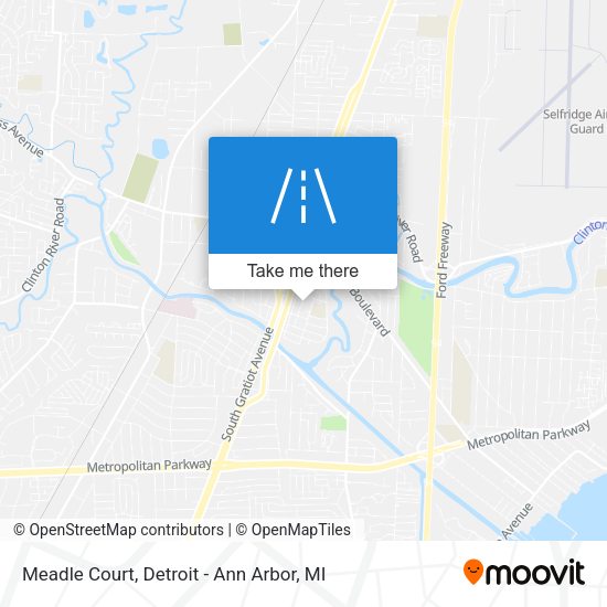 Mapa de Meadle Court