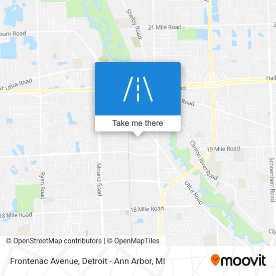 Mapa de Frontenac Avenue