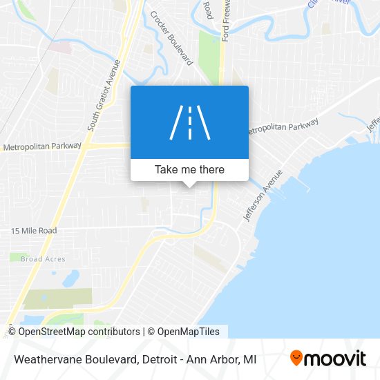 Weathervane Boulevard map
