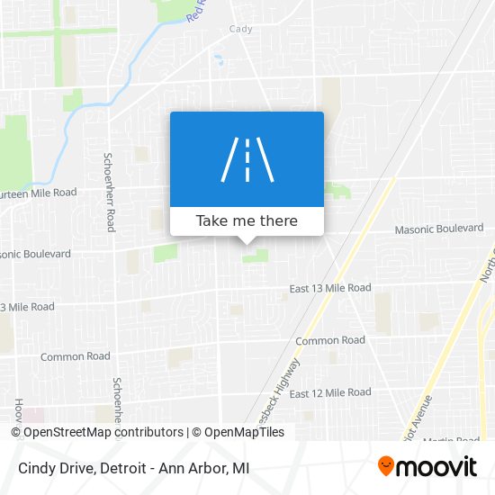 Cindy Drive map