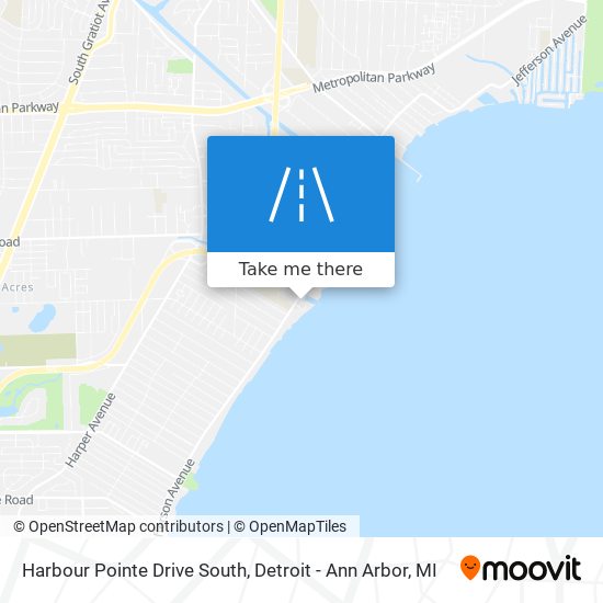 Harbour Pointe Drive South map