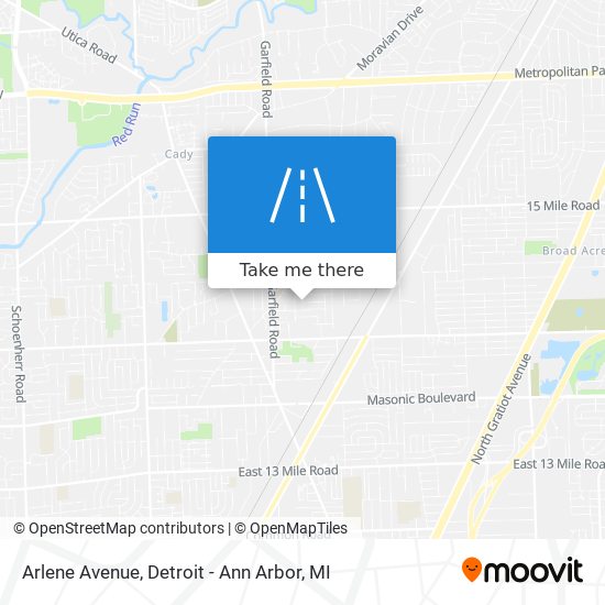 Arlene Avenue map