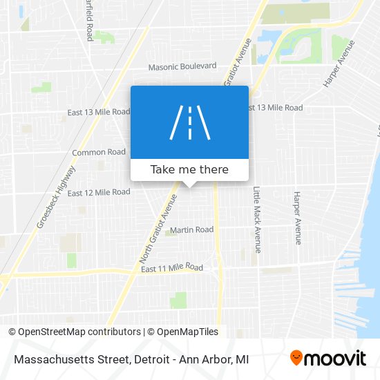 Mapa de Massachusetts Street