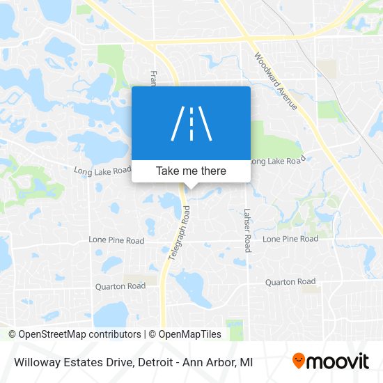 Willoway Estates Drive map
