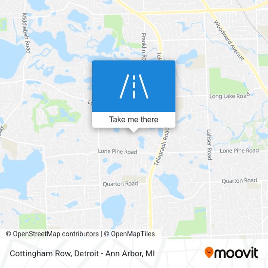 Mapa de Cottingham Row