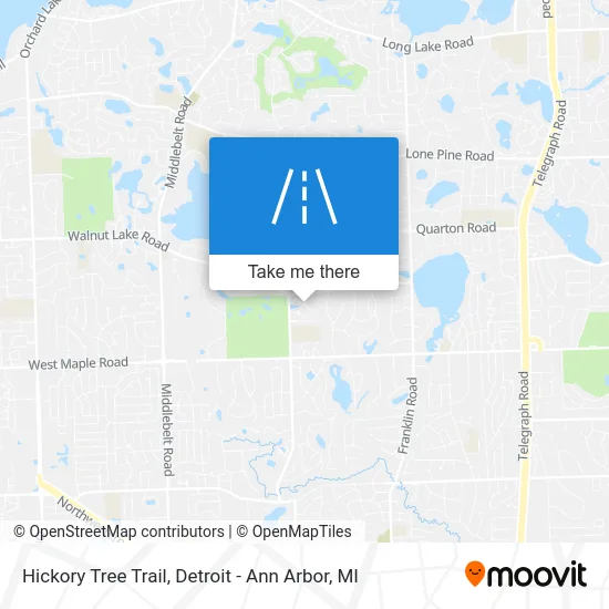 Hickory Tree Trail map