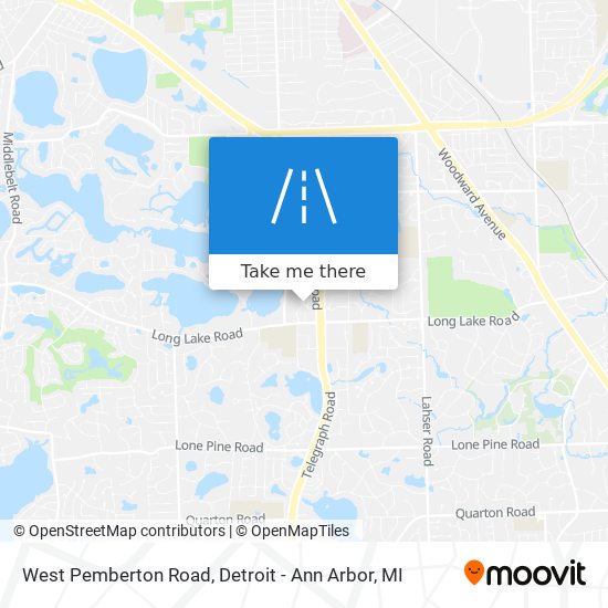 Mapa de West Pemberton Road