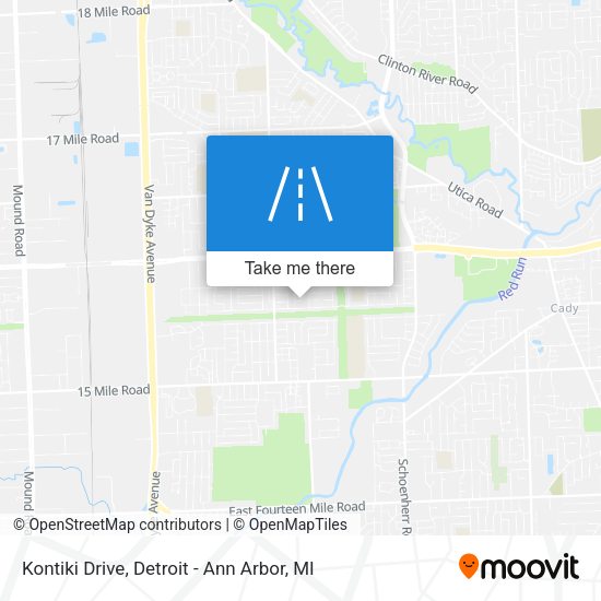 Mapa de Kontiki Drive