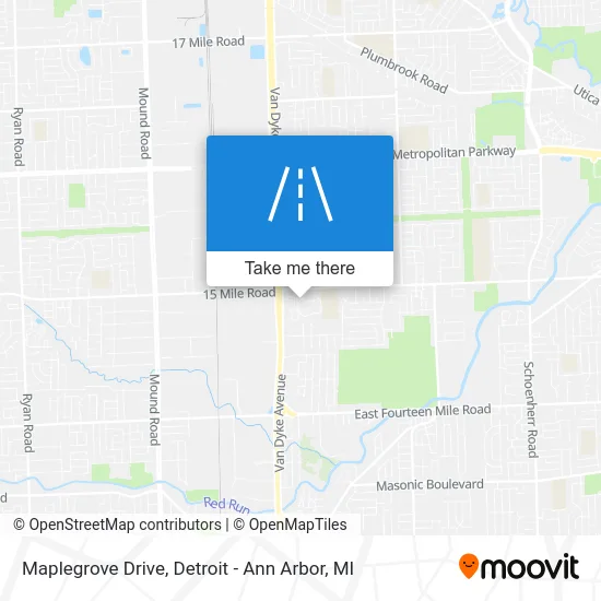 Maplegrove Drive map