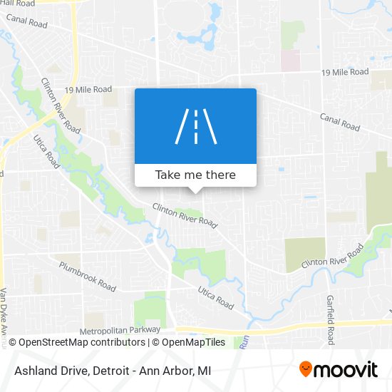 Mapa de Ashland Drive