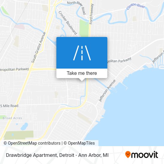 Mapa de Drawbridge Apartment