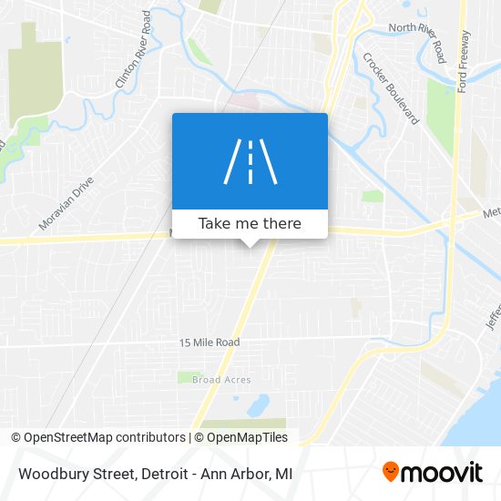 Woodbury Street map