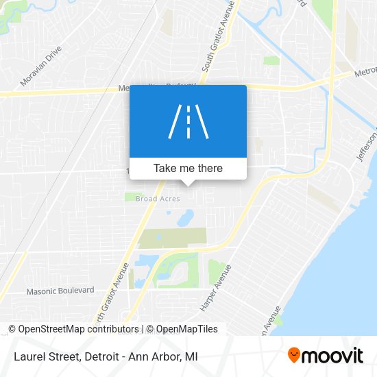 Mapa de Laurel Street