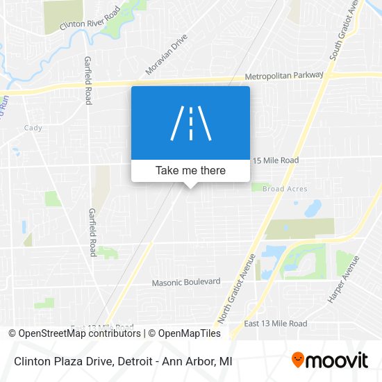 Clinton Plaza Drive map