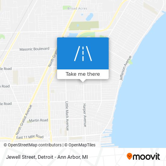 Jewell Street map