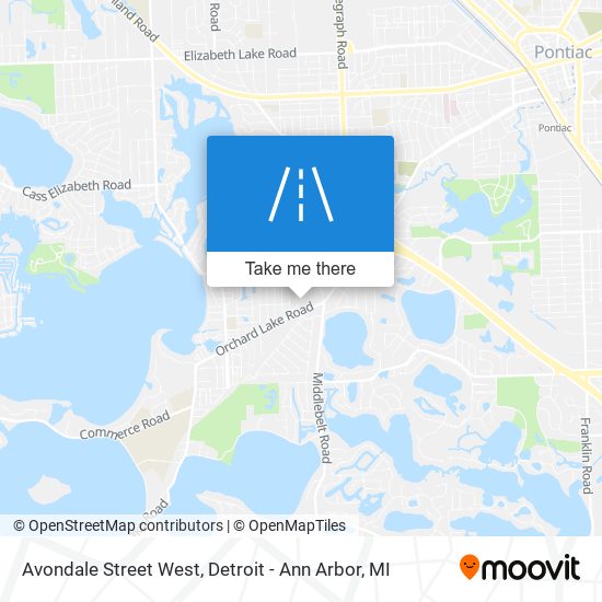 Mapa de Avondale Street West