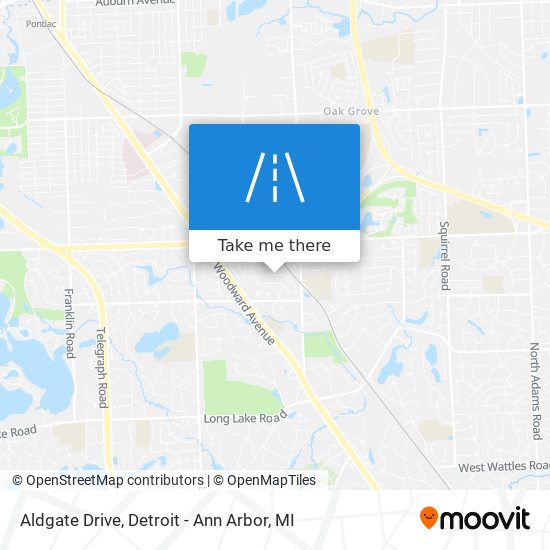 Mapa de Aldgate Drive