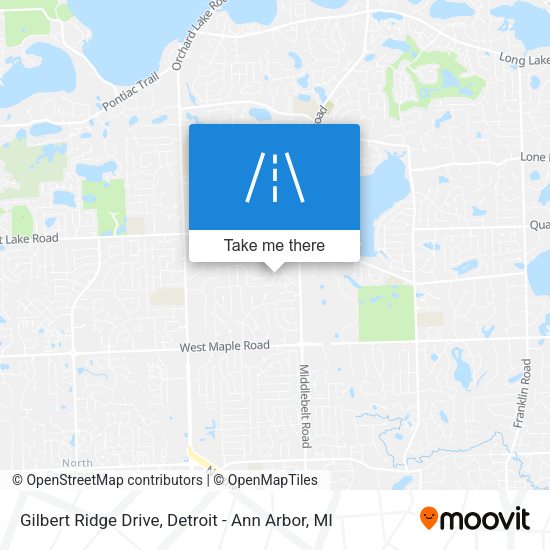 Gilbert Ridge Drive map