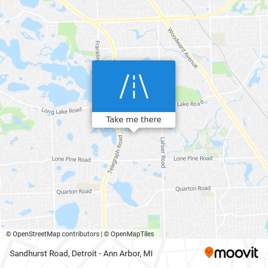 Mapa de Sandhurst Road