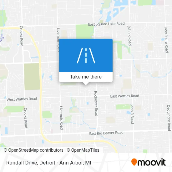Randall Drive map