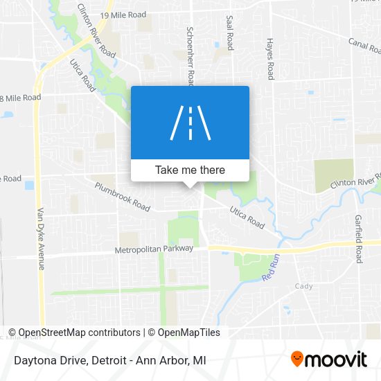 Mapa de Daytona Drive