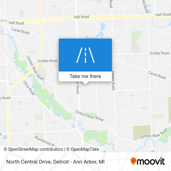 Mapa de North Central Drive
